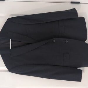 Calvin Klein 100% Wool Sports Coat Size 44R Black
